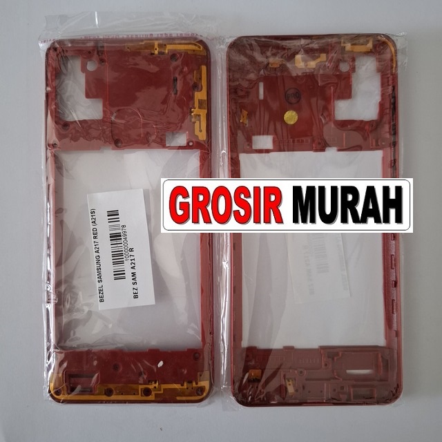 Bezel Samsung A217 A21S Red