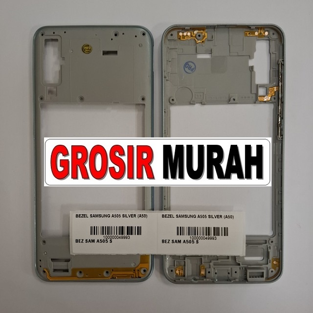 Bezel Samsung A505 A50 Silver