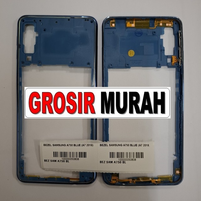 Bezel Samsung A750 A7 2018 Blue