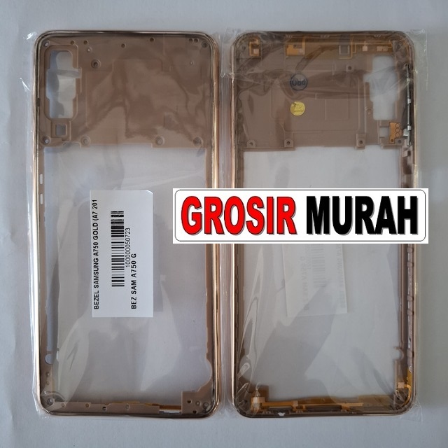 Bezel Samsung A750 A7 2018 Gold
