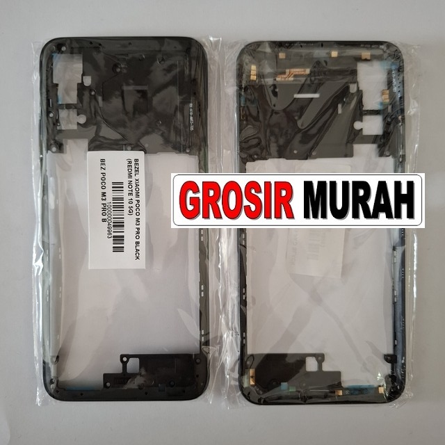 Bezel Poco M3 Pro Redmi Note 10 5G Black