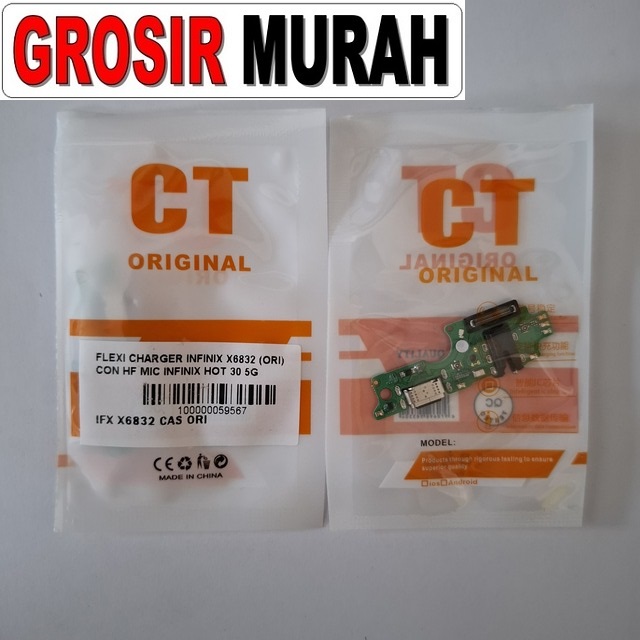 Flexi Charger Infinix X6832 Ori Hot 30 5G