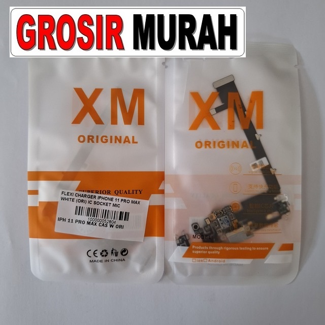 Flexi Charger iPhone 11 Pro Max Ori IC Socket Mic White