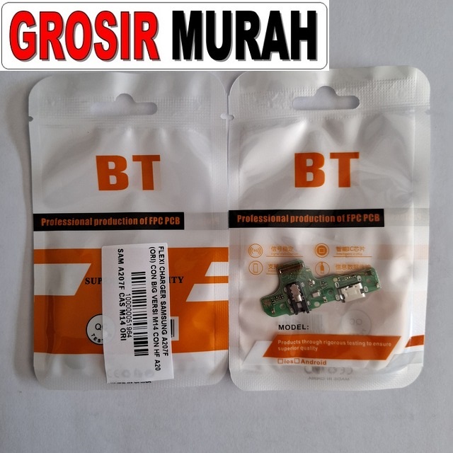 Flexi Charger Samsung A207F Versi M14 Ori Con Big / A20S