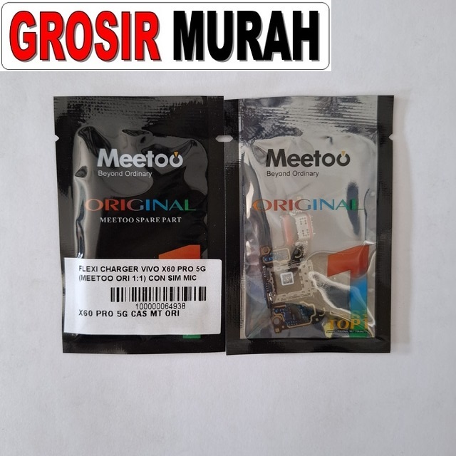 Flexi Charger Vivo X60 Pro 5G Meetoo Con Sim Mic