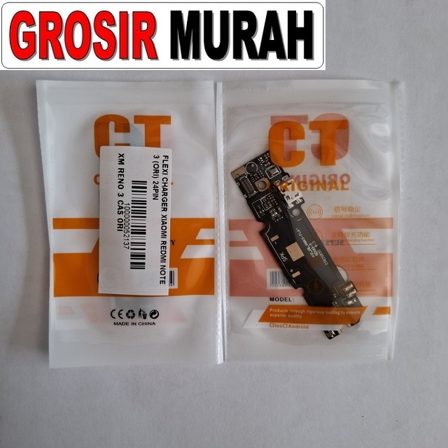 Flexi Charger Redmi Note 3 Ori 24Pin
