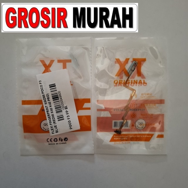 Flexi Fingerprint Xiaomi Poco F3 Blue Redmi K40 K40 Pro