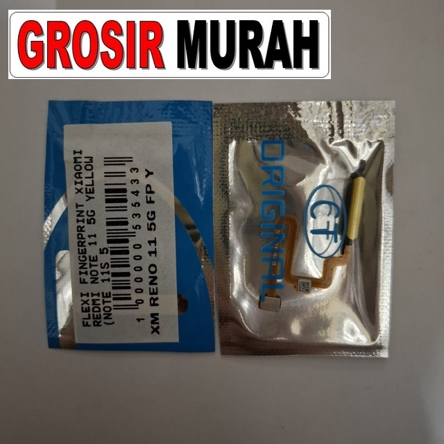 Flexi Fingerprint Redmi Note 11 5G Note 11S 5G Poco M4 Pro 5G Yellow