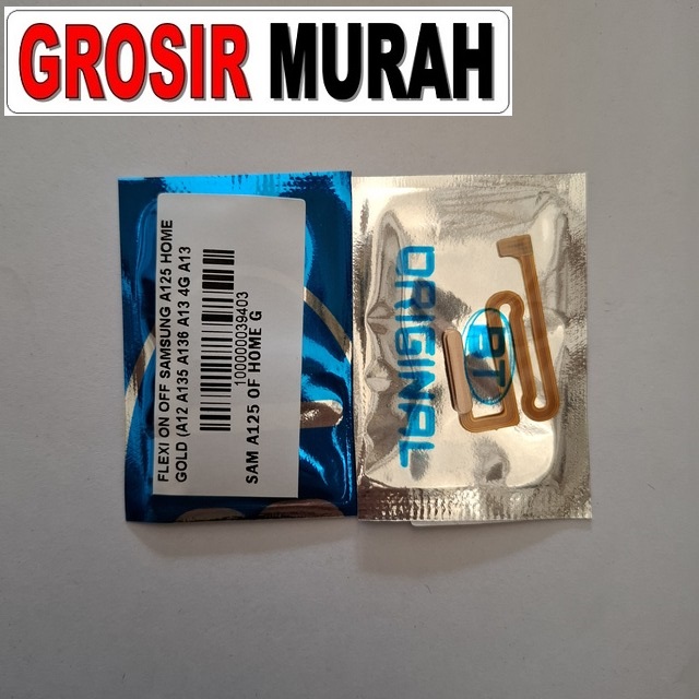 Flexi On Off Samsung A125 Home Gold A12 A135 A136 A13 4G A13 5G A047 A04S M127 M12
