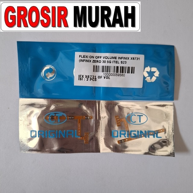 Flexi On Off Volume Infinix X6731 Zero 30 5G Itel S23 Plus