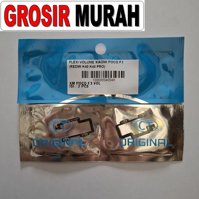 Flexi Volume Poco F3 Redmi K40 K40 Pro