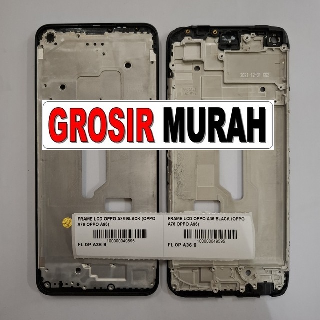 Frame LCD Oppo A36 A76 A96 Black