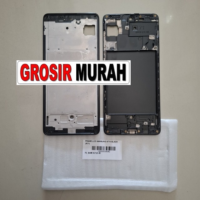 Frame LCD Samsung A715 A71 Black