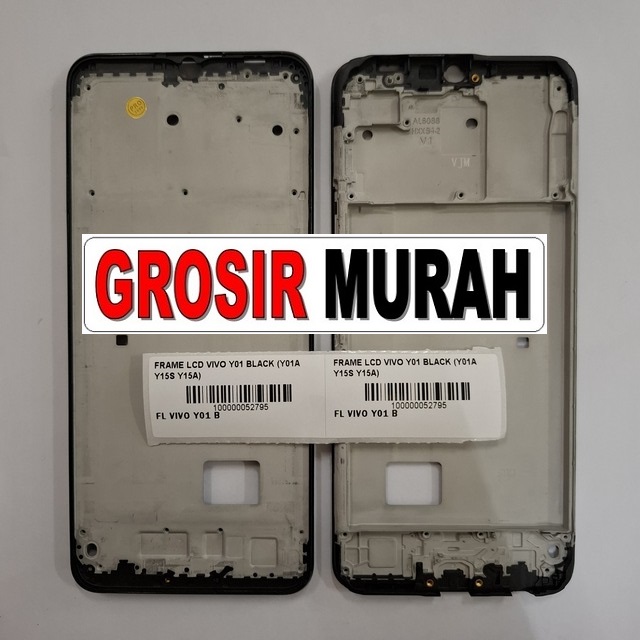 Frame LCD Vivo Y01 Y01A Y15S Y15A Black