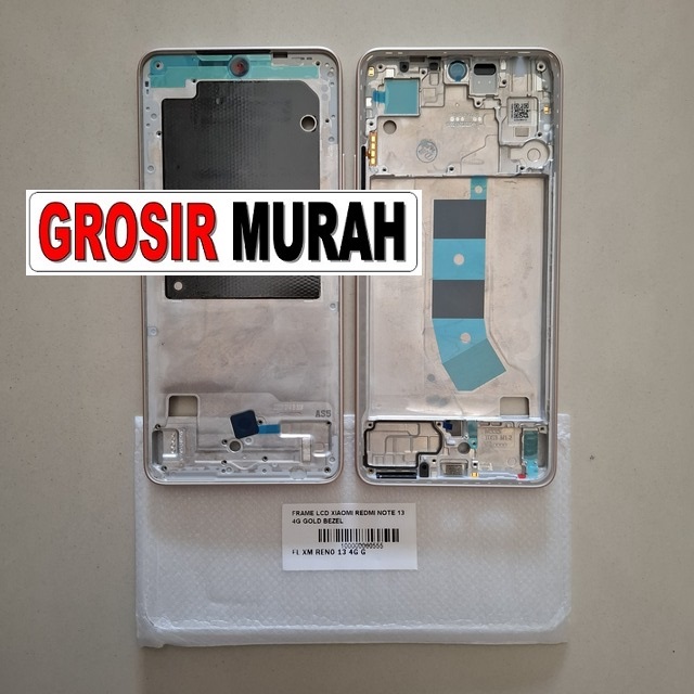 Frame LCD Redmi Note 13 4G Gold Bezel