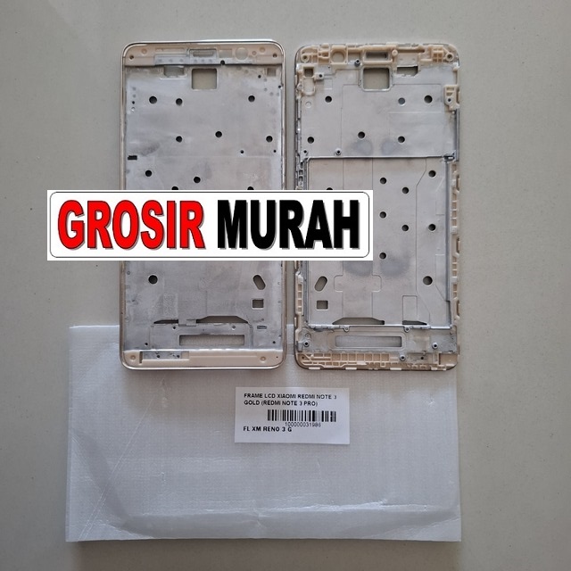 Frame LCD Redmi Note 3 dan Redmi Note 3 Pro Gold