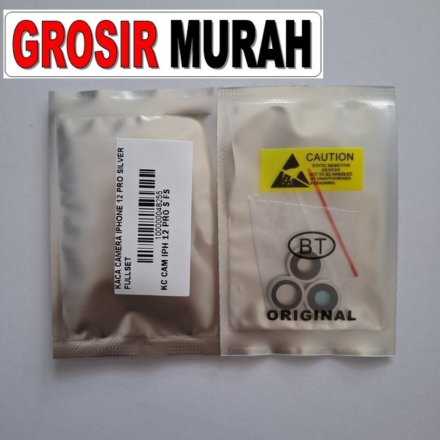 Kaca Kamera iPhone 12 Pro Silver Fullset