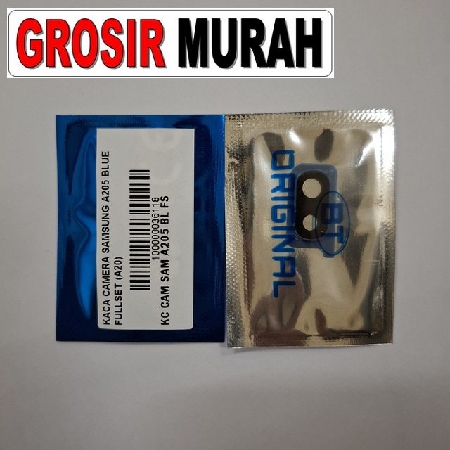 Kaca Kamera Samsung A205 Fullset A20 Blue