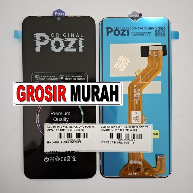 LCD Infinix X657 Smart 5 Hot 10 Lite X657B Vision 1 Plus Vision 1 Pro Org Pozi