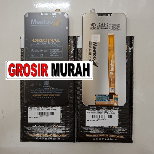 LCD Realme 2 Meetoo A3S 1803 Realme C1 Oppo A5 Ax5 A12E Black