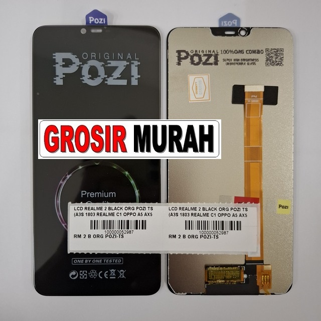 LCD Realme 2 ORG Pozi A3S 1803 Realme C1 Oppo A5 AX5 A12E