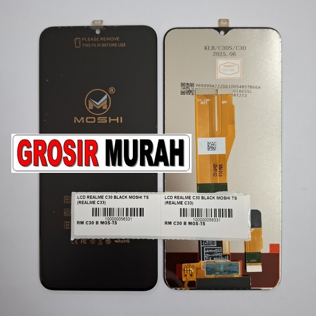 LCD Realme C30 Moshi Realme C33 Black