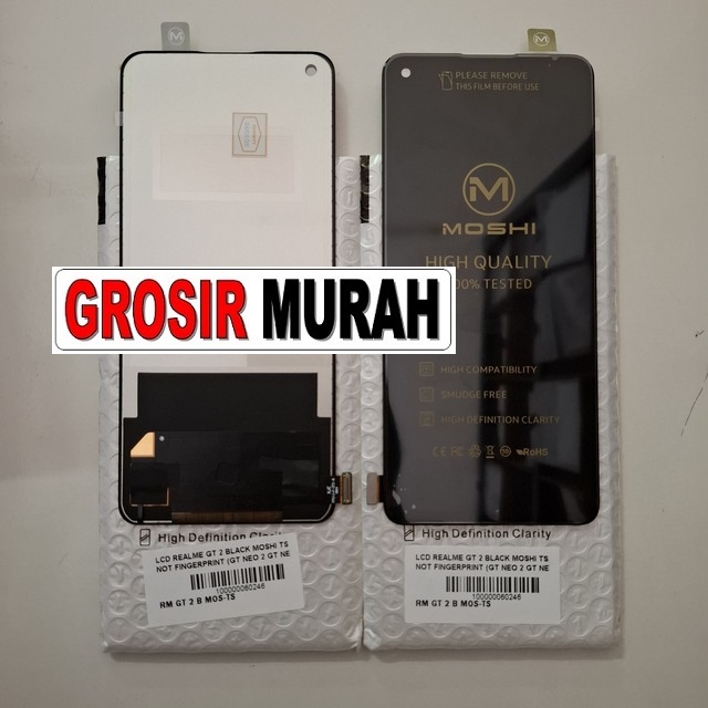LCD Realme GT 2 Moshi Not Fingerprint GT Neo 2 GT Neo 3T Black