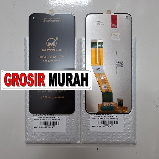LCD Samsung A115 Moshi (kompatibel A11, M11, M115) warna Black