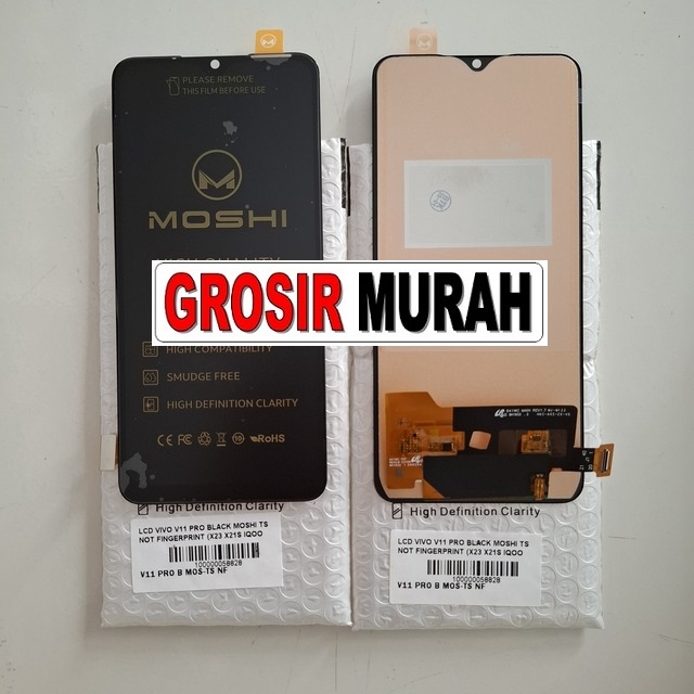 LCD Vivo V11 Pro Moshi Black Not Fingerprint X23 X21S iQOO V1809A