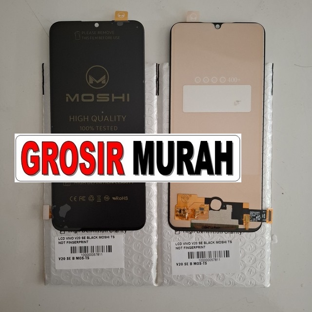 LCD Vivo V20 SE Moshi Not Fingerprint Black