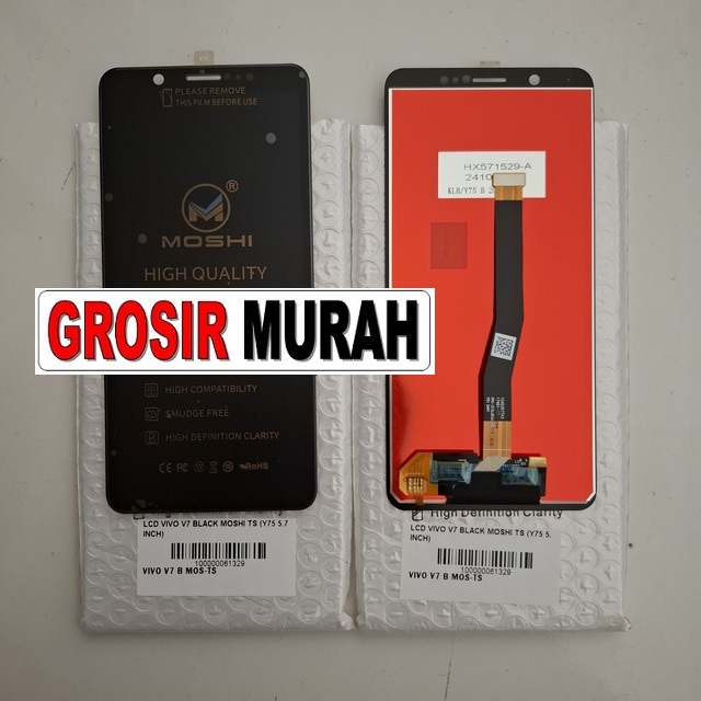 LCD Vivo V7 Moshi Black untuk Vivo Y75 5.7 Inch