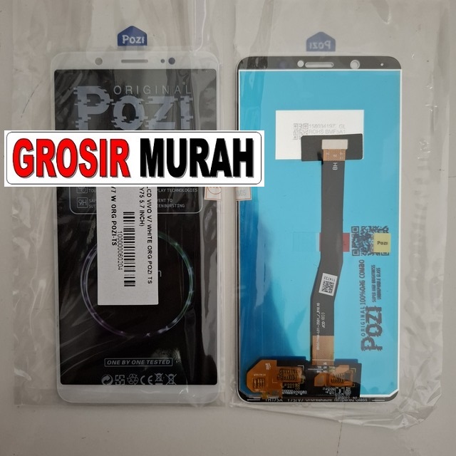 LCD Vivo V7 Org Pozi White untuk Vivo Y75 5.7 Inch