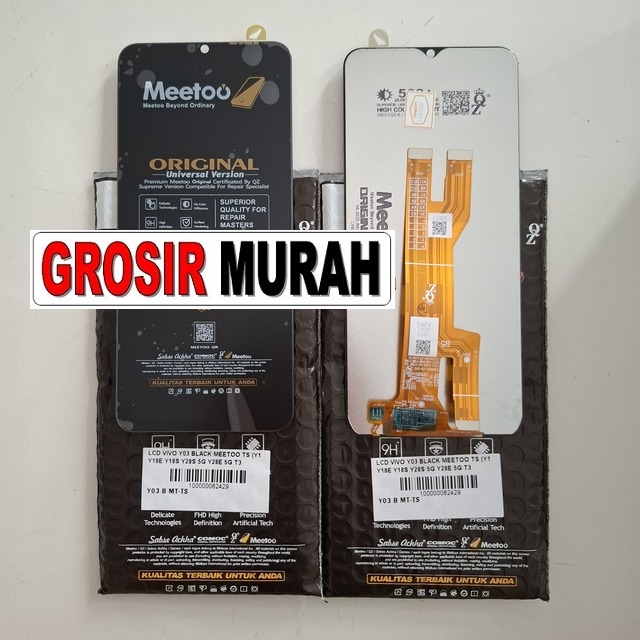LCD Vivo Y03 Meetoo Y18 Y18E Y18S Y28S 5G Y28E 5G T3 Lite 5G Z9 Lite 5G Black