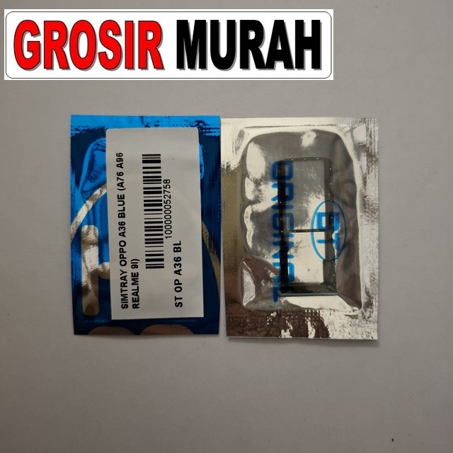 Simtray Oppo A36 A76 A96 Realme 9i Warna Biru