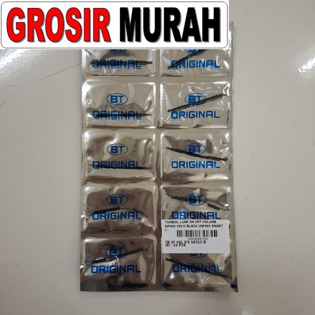 Tombol Luar On Off Volume Infinix X6515 Smart 7 Black