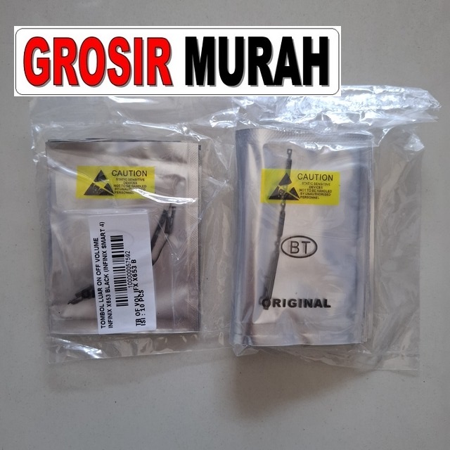 Tombol Luar On Off Volume Infinix X653 Smart 4 Black