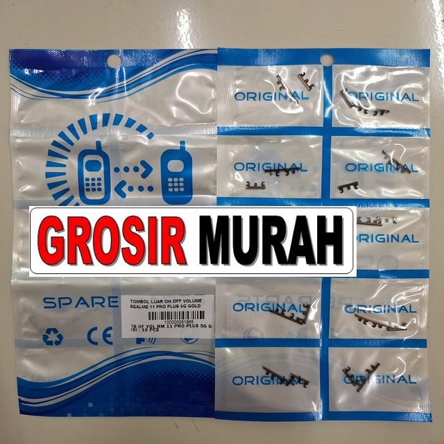 Tombol Luar On Off Volume Realme 11 Pro Plus 5G Gold