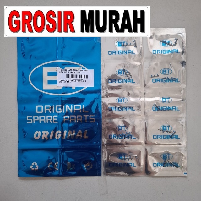 Tombol Luar On Off Volume Realme 12 Pro 5G Gold
