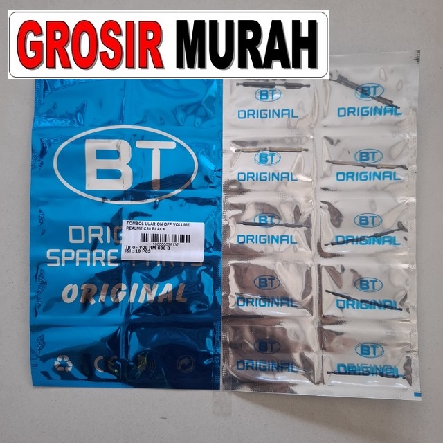 Tombol Luar On Off Volume Realme C30 Black