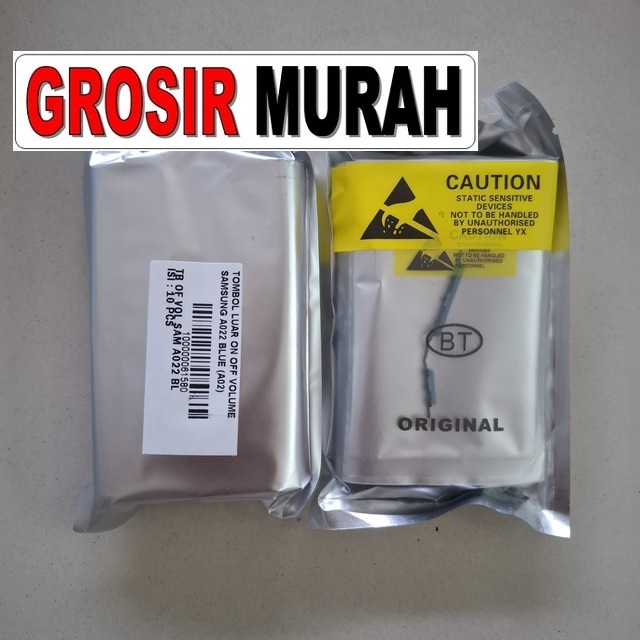 Tombol Luar On Off Volume Samsung A022 A02 Blue
