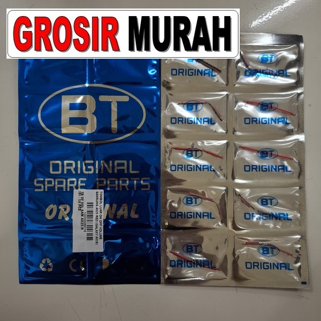 Tombol Luar On Off Volume Samsung A025 Galaxy A02S Red