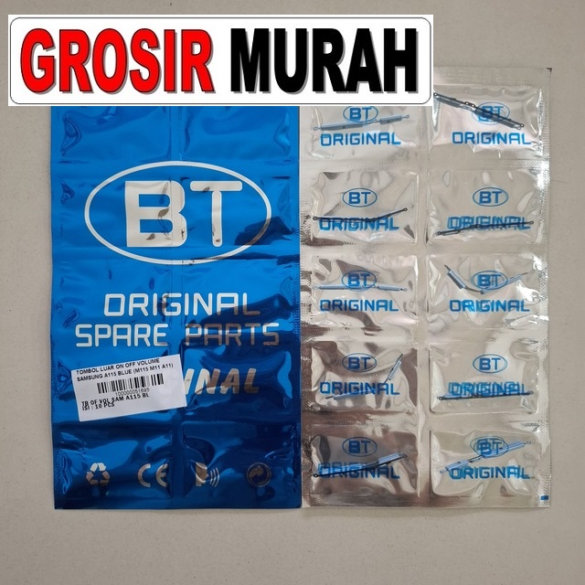 Tombol Tombol Luar On Off Volume Samsung A115 M115 M11 A11 Blue