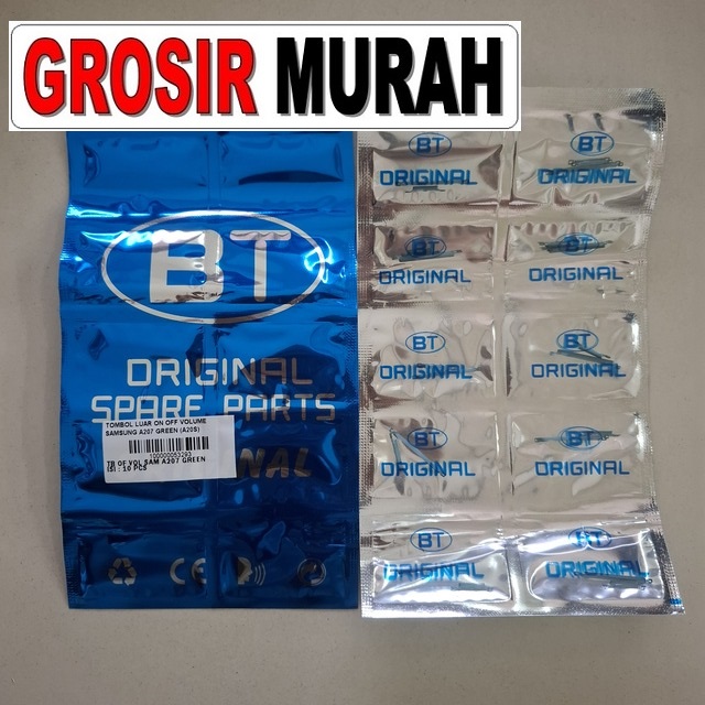 Tombol Luar On Off Volume Samsung A207 A20S Green