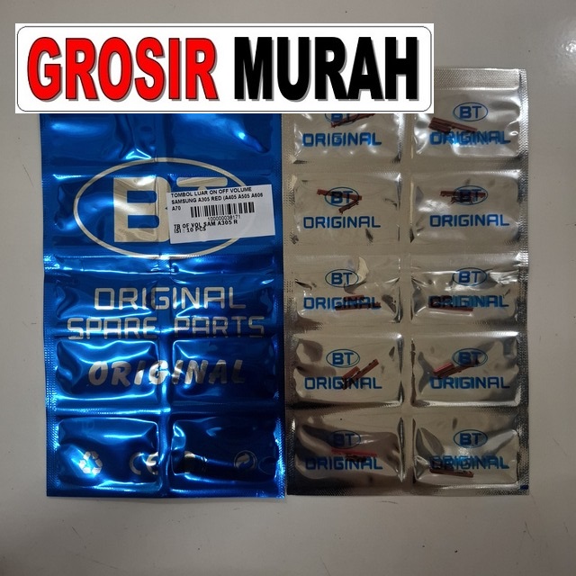 Tombol Luar On Off Volume Samsung A305 A405 A505 A606 A705 A205 Red