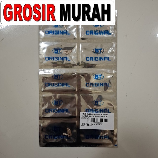Tombol Luar On Off Volume Samsung G570 G610 J5 Prime J7 Prime Gold