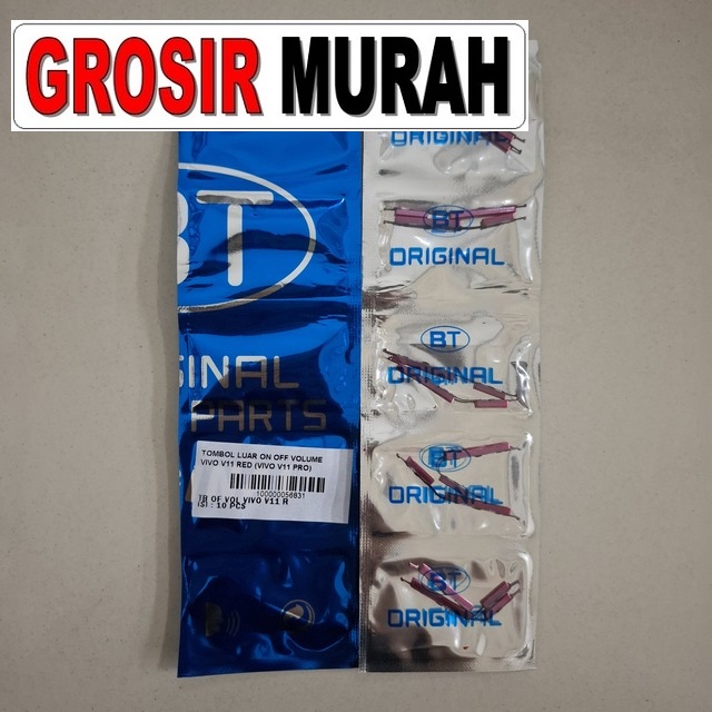 Tombol Luar On Off Volume Vivo V11 V11 Pro Red