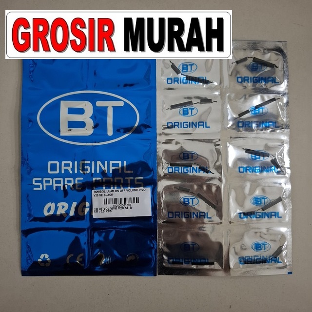 Tombol Luar On Off Volume Vivo V20 SE Black
