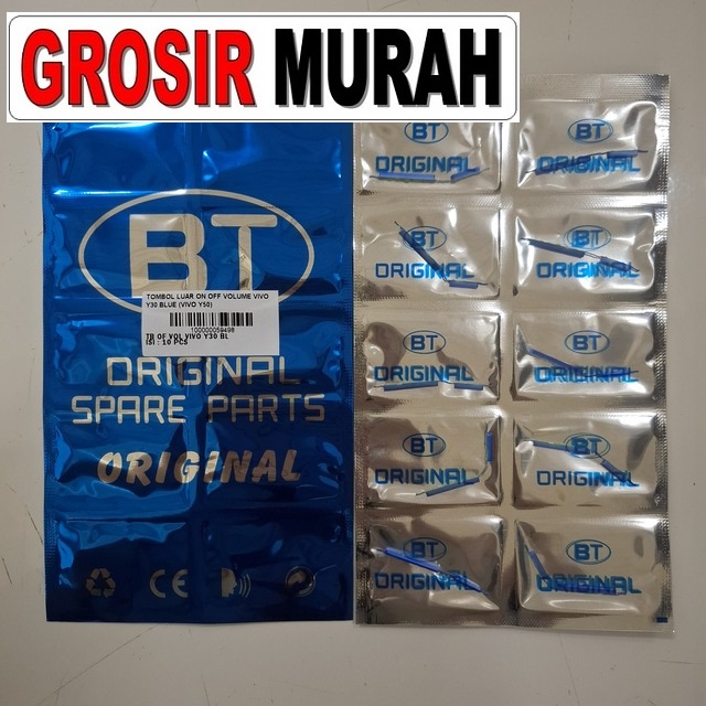 Tombol Luar On Off Volume Vivo Y30 Y50 Blue