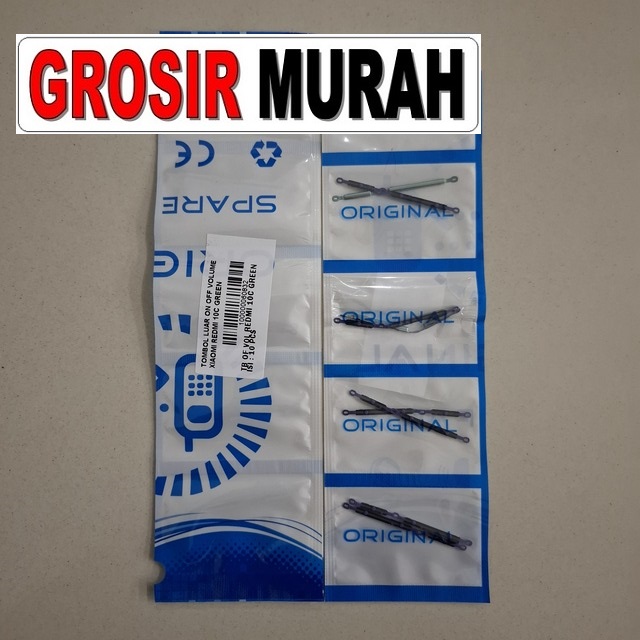 Tombol Luar On Off Volume Xiaomi Redmi 10C Green