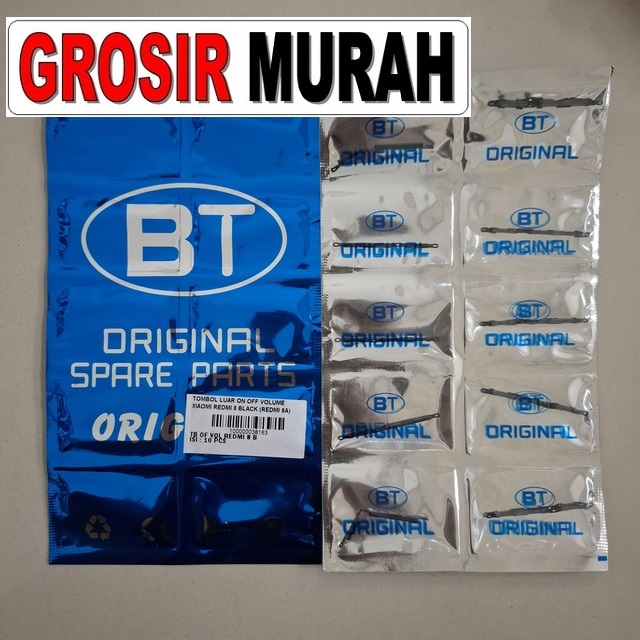 Tombol Luar On Off Volume Xiaomi Redmi 8 Black / Redmi 8A